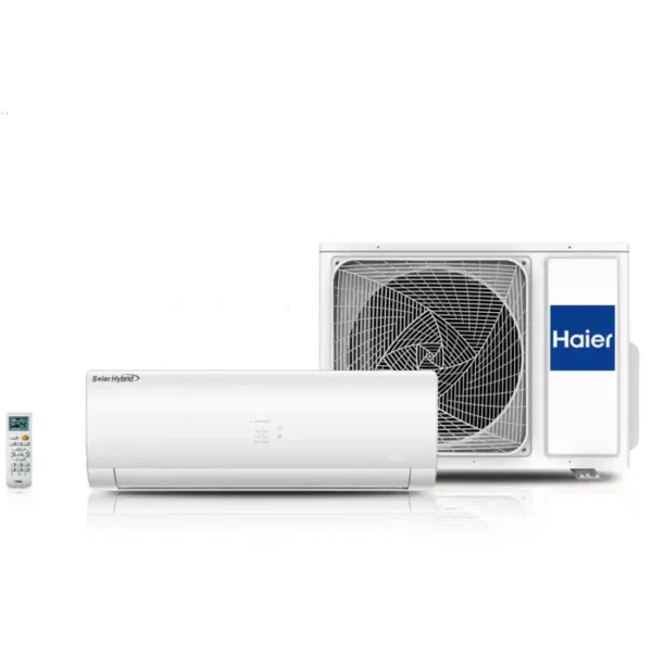 HAIER 1.5 TON SOLAR HYBRID DC INVERTER AC WITH 4 SOLAR PLATES - Image 2