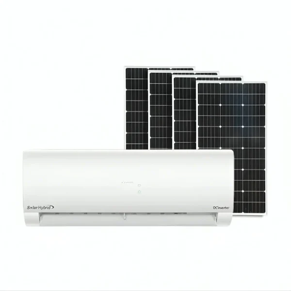 HAIER 1.5 TON SOLAR HYBRID DC INVERTER AC WITH 4 SOLAR PLATES